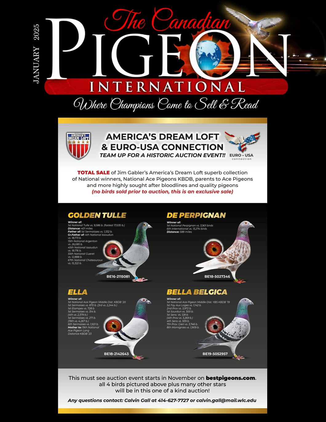 24 Month Subscription - the Canadian Pigeon International magazine